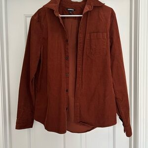 Express Rust Corduroy Jacket